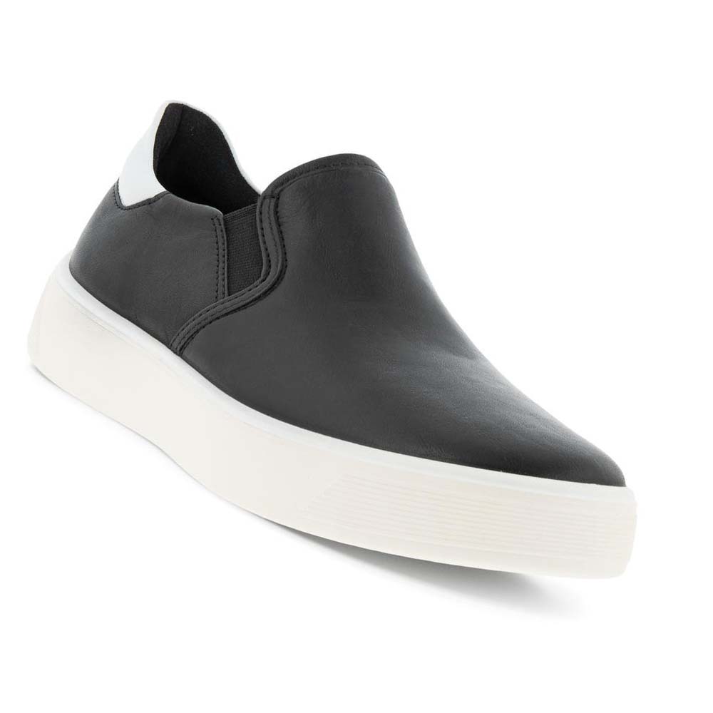 Női Ecco Utcai Tray W Slip-on Alkalmi Cipő Fekete | HU 93BEX